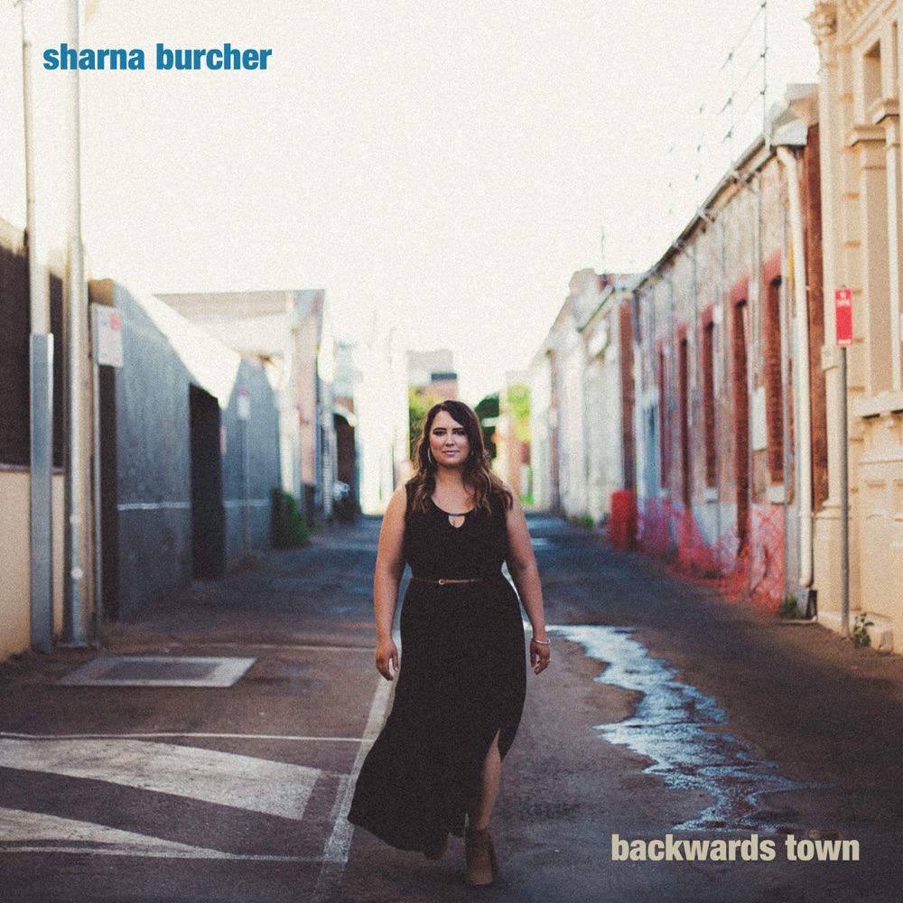 Sharna Burcher - Backwards Town album cover