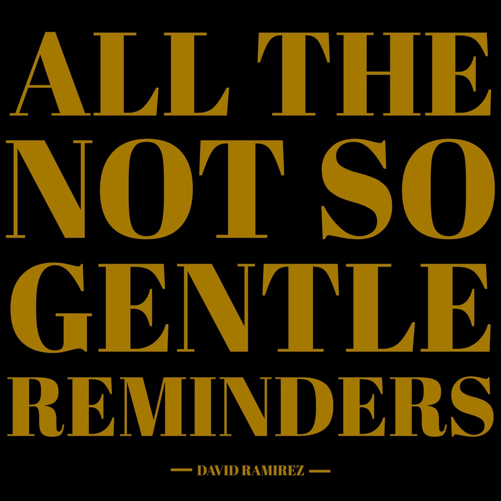 David Ramirez - All The Not So Gentle Reminders album cover
